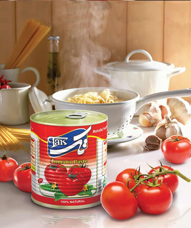 رب گوجه فرنگی تک محلات مناسب تهیه غذاهای خوش رنگ